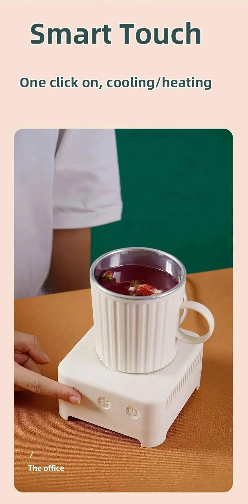 Mini Quick Cooling Cup Beer Beverage Rapid Refrigeration Ice Maker Machine Cold Drink Heating Home Dormitory Food Grade 400ml Kitchen Gadgets
