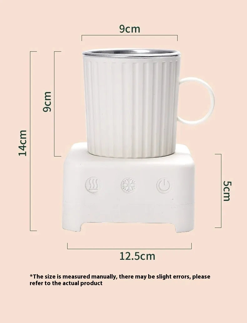 Mini Quick Cooling Cup Beer Beverage Rapid Refrigeration Ice Maker Machine Cold Drink Heating Home Dormitory Food Grade 400ml Kitchen Gadgets